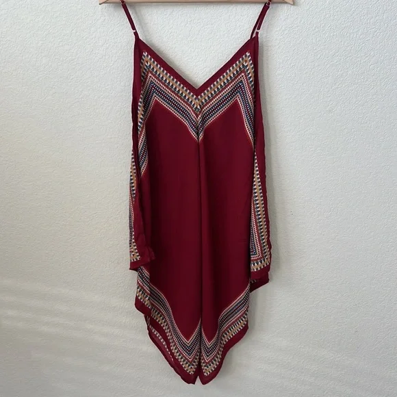 Lily White Burgundy Handkerchief Dress - Picture 5 of 5